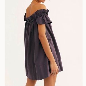 Purple off the shoulder Free People dress